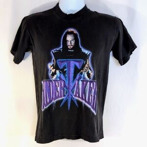 Vintage Genuine Official 1997 Undertaker Tee with WWF Tag - Size S Small Unisex